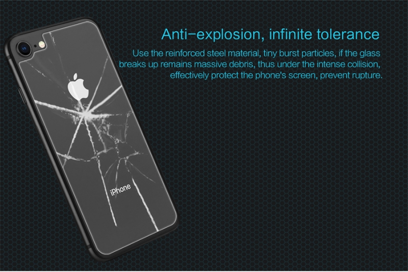 Miếng Dán Kính Cường Lực iPhone 8 Mặt Sau Hiệu Nillkin 9H có khả năng chống dầu, hạn chế bám vân tay cảm giác lướt cũng nhẹ nhàng hơn, bảo vệ mặt kính lưng sau của dế iu tốt hơn.